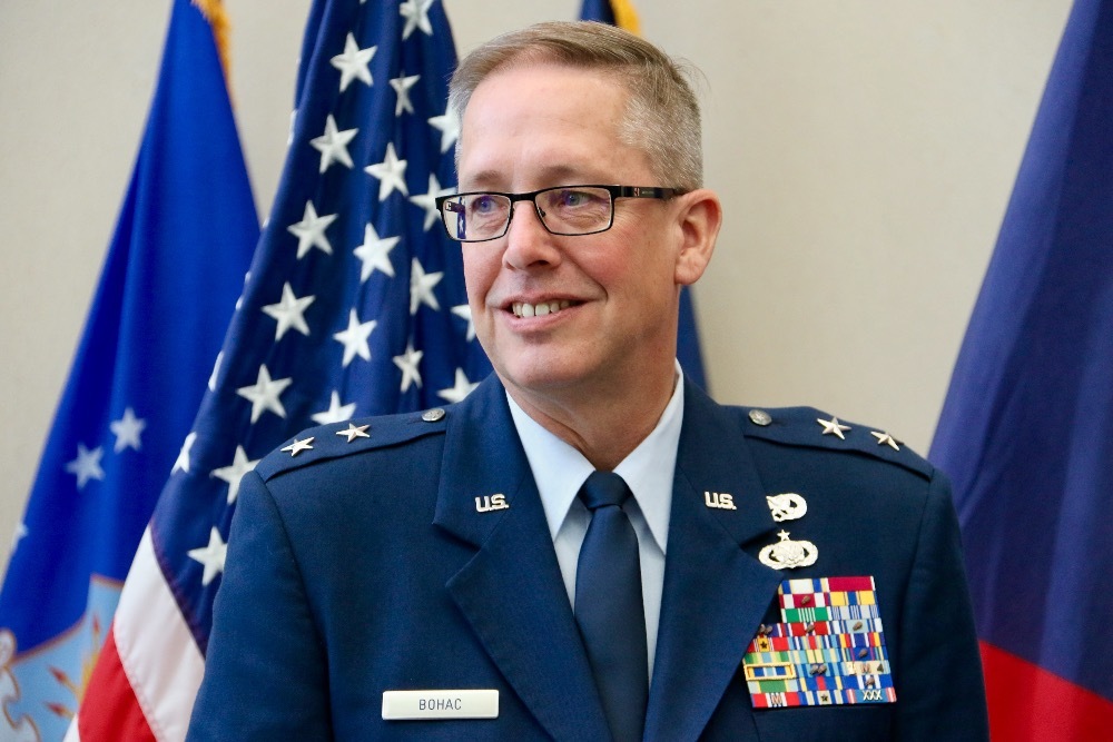 Velitel Nebraské národní gardy, generálmajor Daryl Bohac