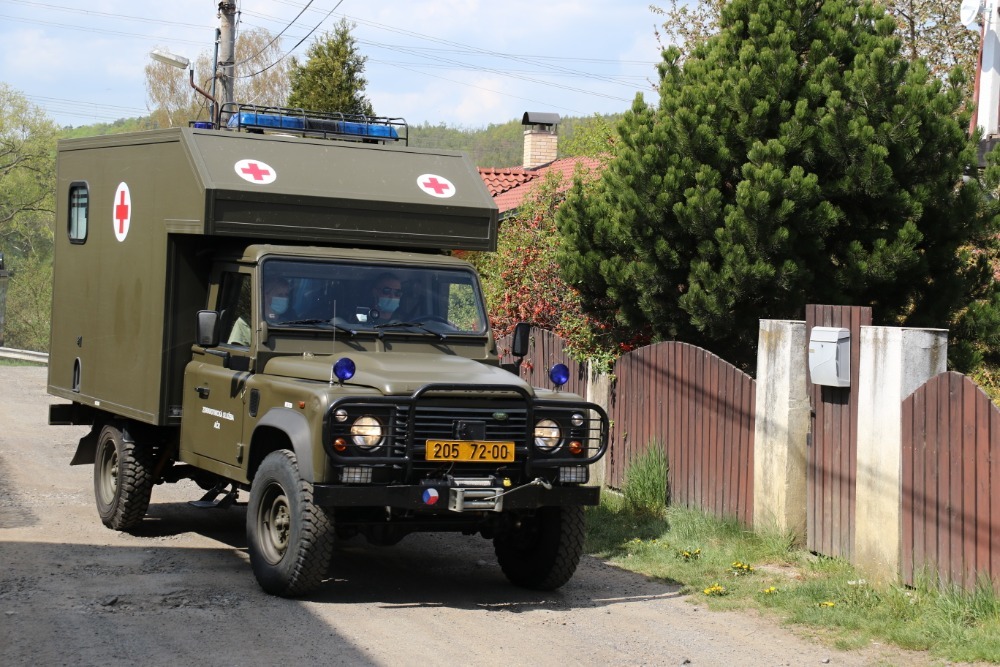 S odběrovým týmem v akci