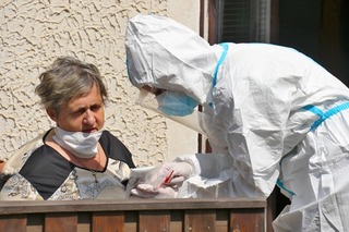 S odběrovým týmem v akci