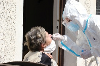 S odběrovým týmem v akci