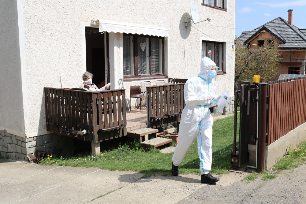 S odběrovým týmem v akci