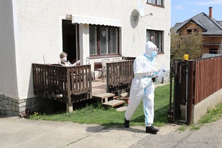 S odběrovým týmem v akci