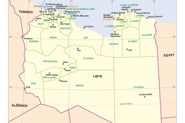 Administrativní mapa
