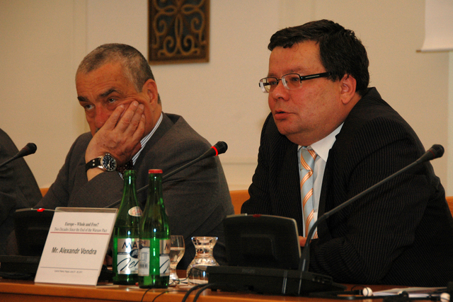 Alexandr Vondra a Karel Schwarzenberg