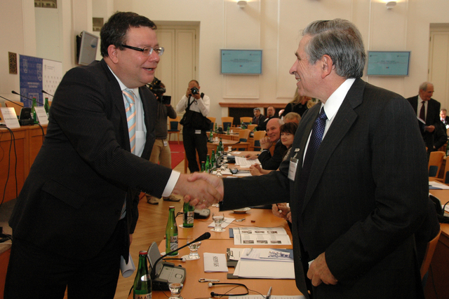 Alexandr Vondra a Paul Wolfowitz