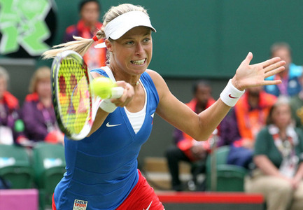 Andrea Hlaváčková v olympijském finále (foto Eda Erben)