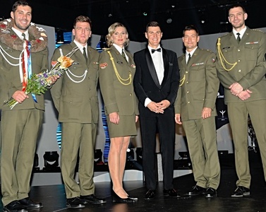 Armádní sportovci na galavečeru