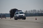 Ilustrační obrázek ke článkuČeští a slovenští vojenští policisté trénovali jízdy na motocyklech v Bechyni na letišti