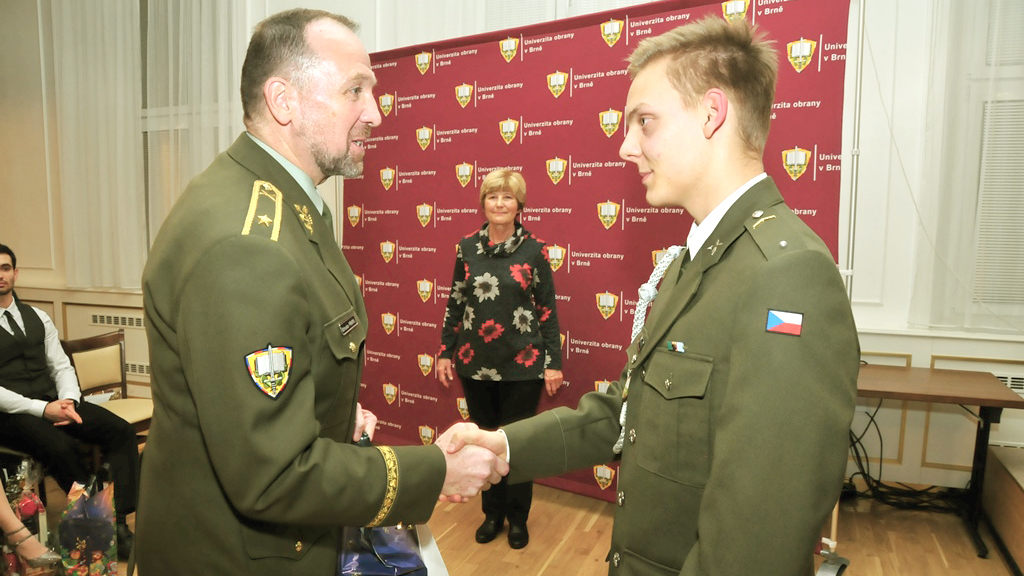 Armádní nováček, kanoista Tomáš Hendrych, byl mezi oceněnými akademickými sportovci města Brna