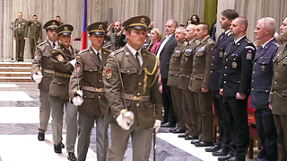 Vojáci na Vítkově dostávali medaile po návratu ze zahraničních operací