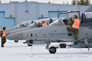 Ilustrační obrázek ke článkuČáslavští piloti se účastní cvičení Nordic Fires ve Švédsku, jehož vrcholem jsou ostré střelby