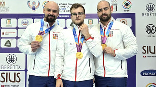 Ilustrační obrázek ke článkuZlato z Káhiry: Nymburský je světovým šampionem ve velkorážní pušce. Slaví i tým