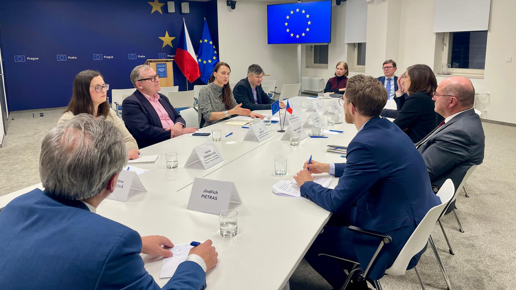 Delegace Výboru Evropského parlamentu pro bezpečnost a obranu v Česku