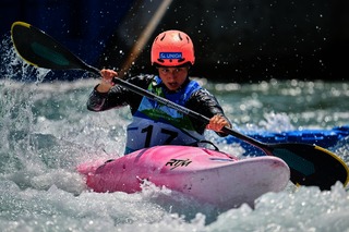 Kateřina Beková při své premiéře na seniorském mistrovství světa vybojovala v časovce stříbro