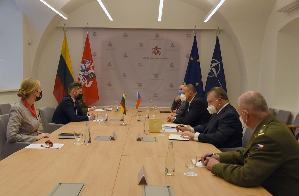 Bilaterální jednání na Ministerstvu obrany Litvy