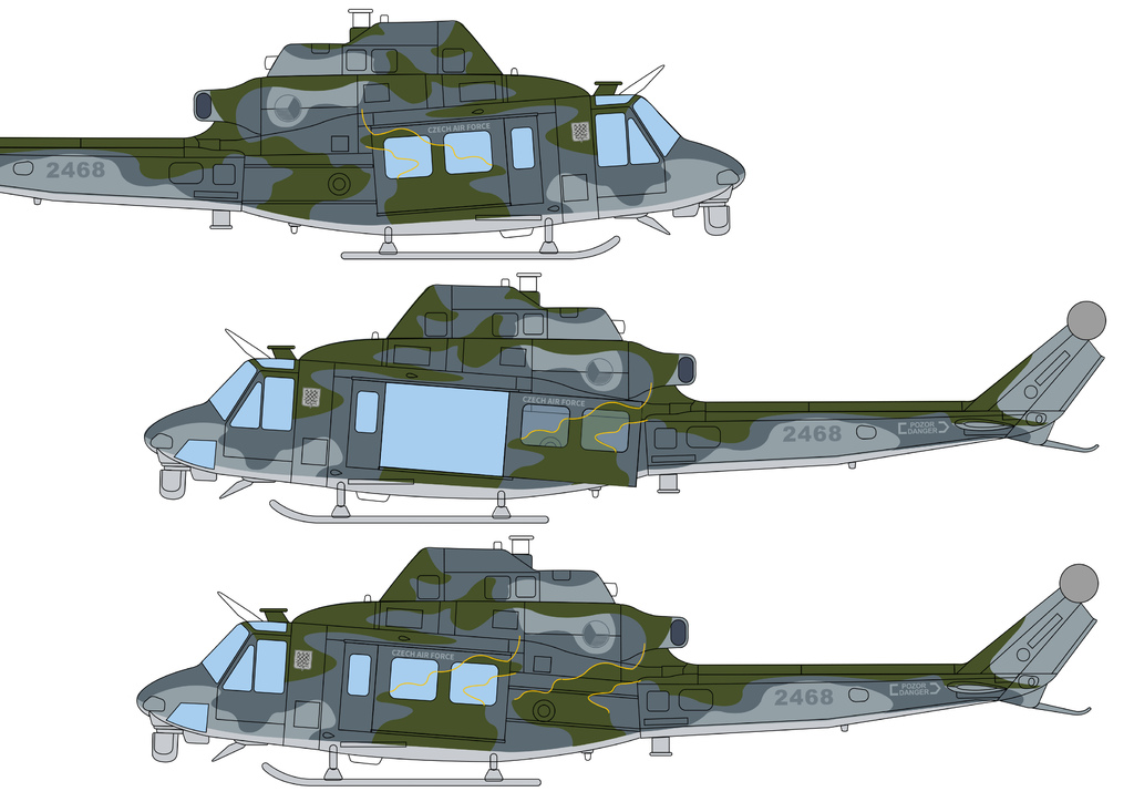 bokorys UH 1 Y Venom CzAF Colour DVERE