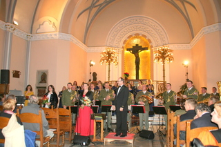 BrassBand pod vedením podplukovníka Jaroslava Šípa  sklidil obrovský potlesk.