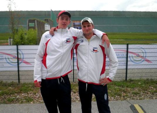 Bronz v trapu vystříleli Pavel Vaněk a Martin Dvořák