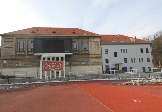 Budova lázní a sauna