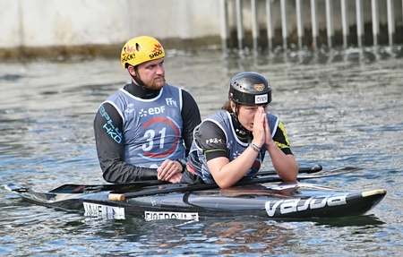 C2 mix Fišerová, Jáně - 6. místo po 50 sek. penalizaci