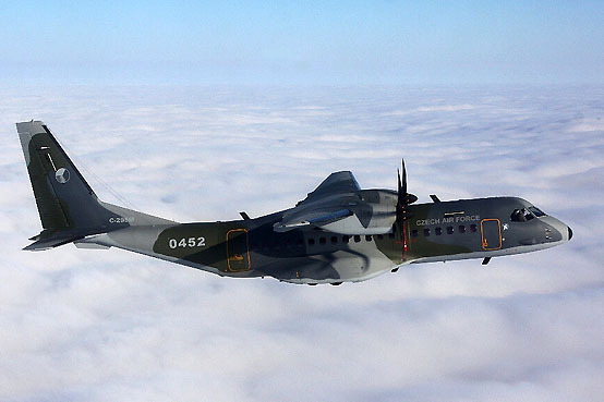 Ilustrační foto: letoun CASA C-295M
