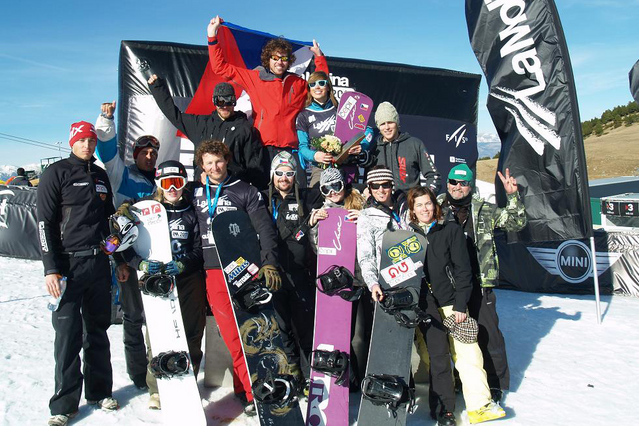Český snowboardový tým na MS