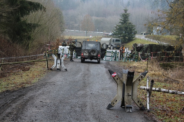 Činnost na kontrolně propouštěcím místě do střeženého objektu