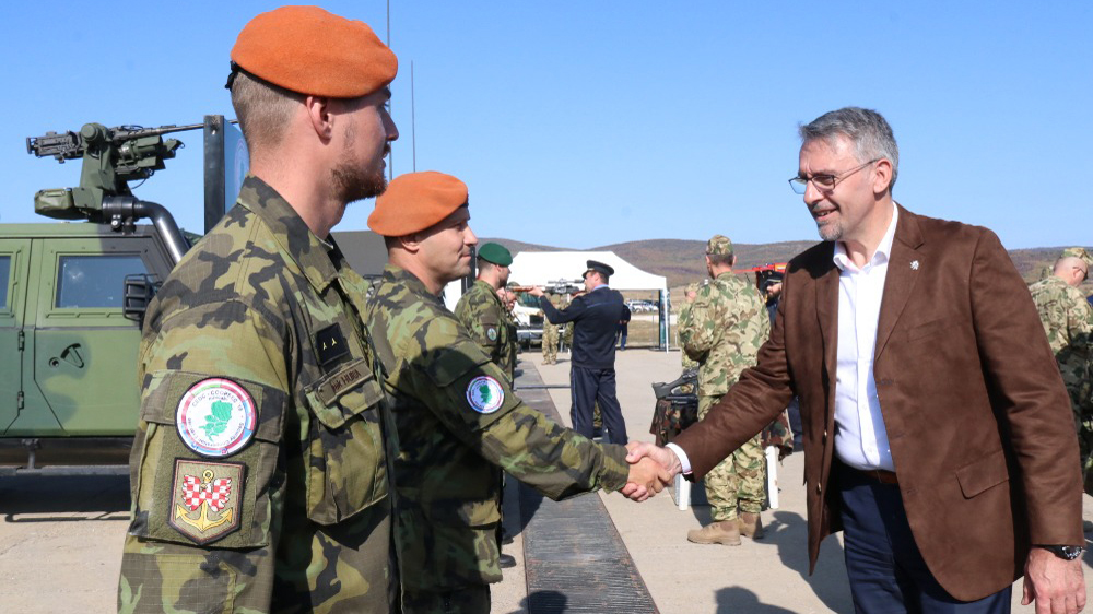 Ministr obrany Lubomír Metnar navštívil cvičení Cooperative Security v Maďarsku