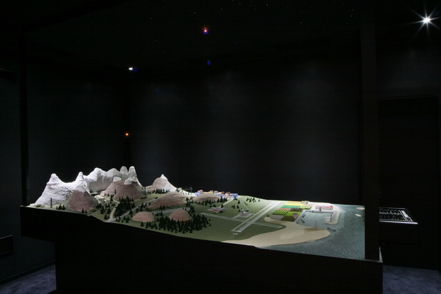 Terénní model pro výcvik se systémem nočního vidění