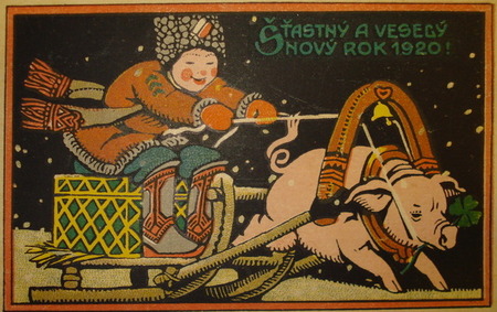 Prohlédněte si: galerie válečných pohlednic s vánoční a novoroční tematikou