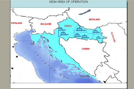Cvičná mapa pro cvičení BLACK BEAR 2010