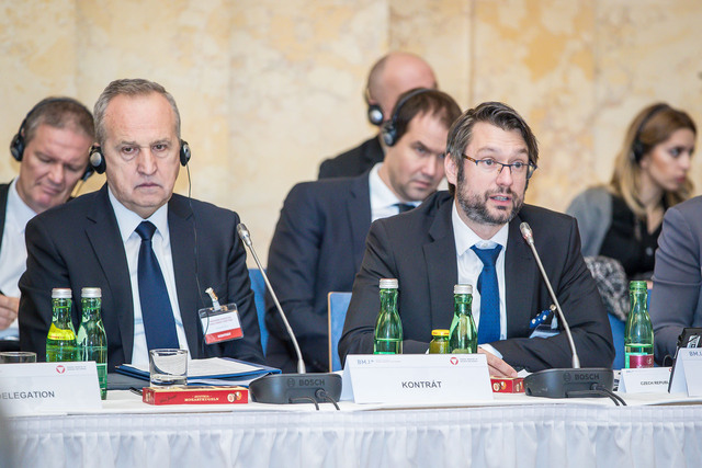 Setkání ministrů obrany a vnitra středoevropských zemí