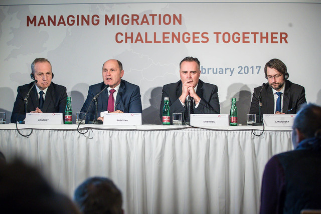 Setkání ministrů obrany a vnitra středoevropských zemí