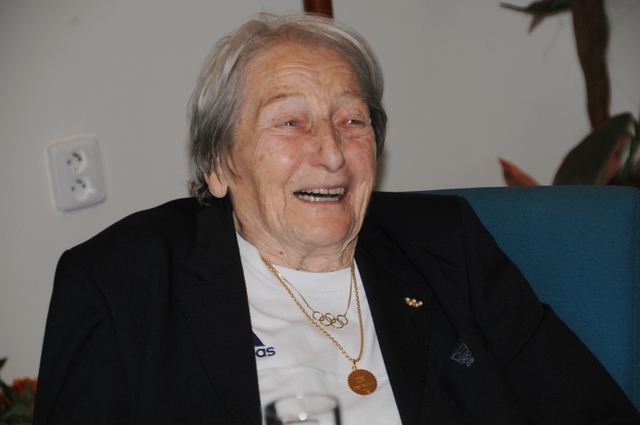 Dana Zátopková plná elánu