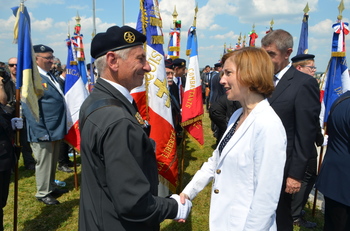 Francouzský válečný veterán a ministryně obrany