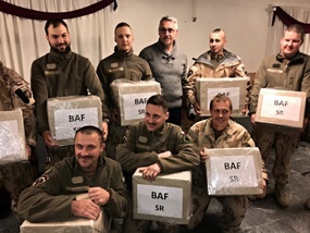 Dary pro příslušníky 13. SR BAF