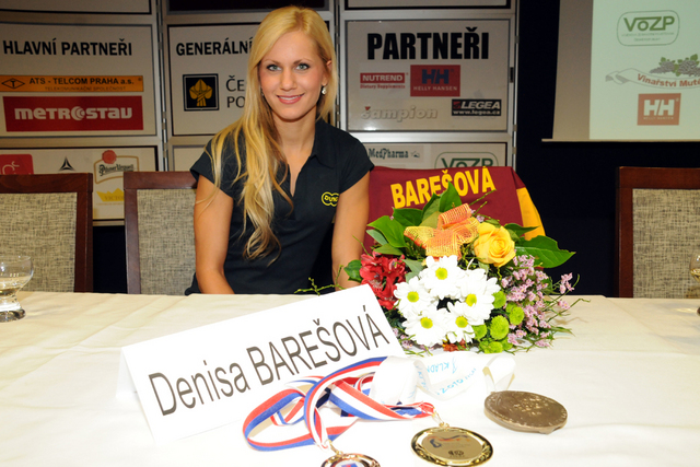 Denisa Barešová se svými letošními zlatými medailemi