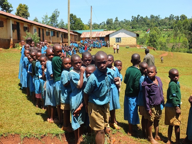 Děti ze školy v Nyamanciany
