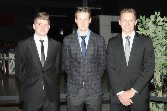 Dráhoví cyklisté Jiří Janošek, Pavel Kelemen, Robin Wagner