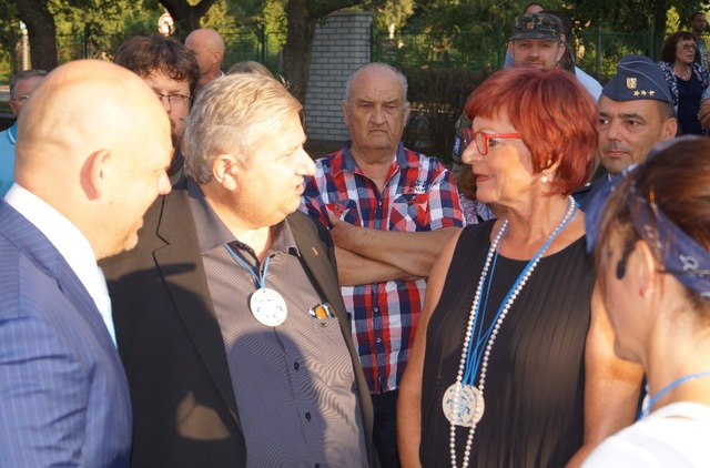 Zprava náměstkyně primátorky hl. města Prahy Eva Kislingerová, starosta Kbel Pavel Žďárský a starosta Čakovic Alexandr Lochman