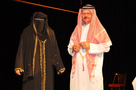 Děti viděly arabské oblečení
