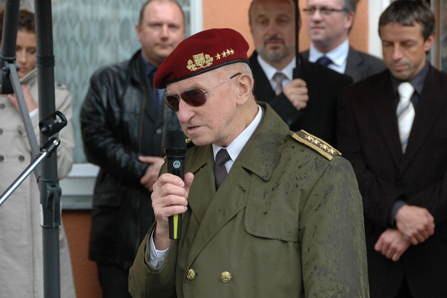 Na generála Peřinu vzpomínal také generál Tomáš Sedláček