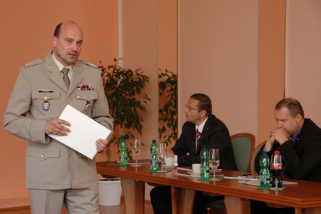 Ředitel VHÚ plukovník Aleš Knížek