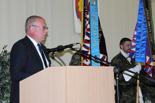 Vyřazení posluchačů základního odborného kurzu Vojenské policie