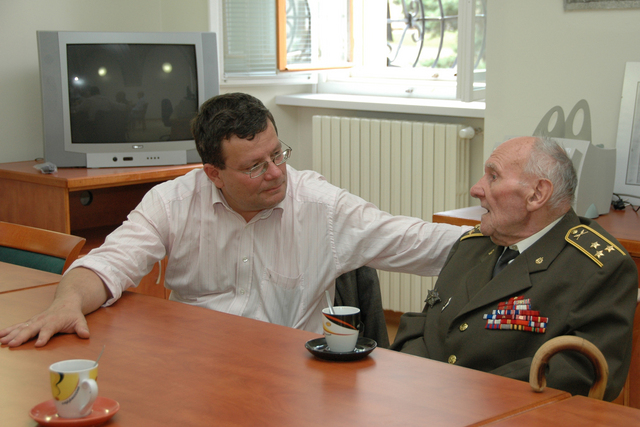 S jedním z patnácti válečných veteránů, o které se stará místní LDN - středisko komplexní péče o veterány