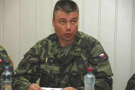 Major Ladislav Švejda, který bude v Chrudimi velet od 1. září 2010