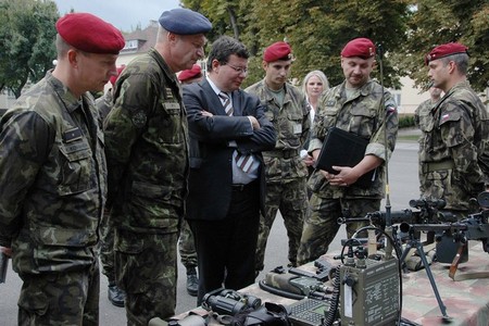 Prohlídka vybavení 102. pzpr