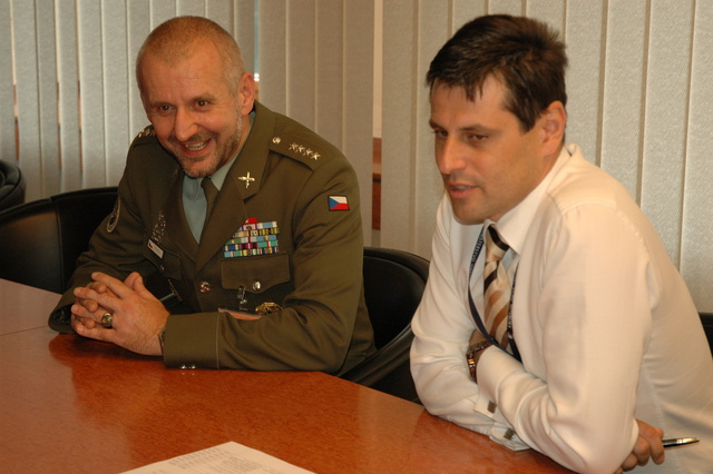 Luděk Kolesa a Michael Hrbata