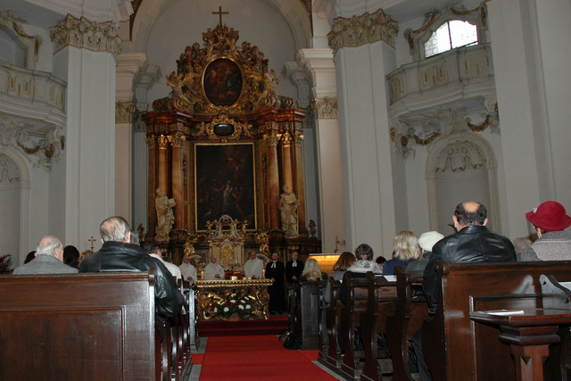 Pohled do kostela