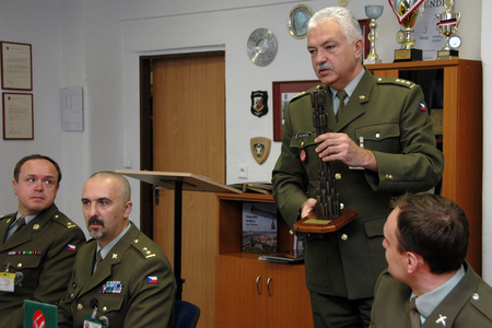Velitel posádky Praha plukovník Pavel Kantor